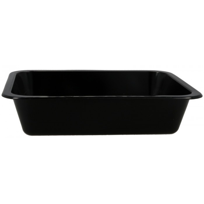 Caserola Termosudabila 1 Compartiment, Neagra, 227 x 178 x 50 mm/ 300 bax [2]