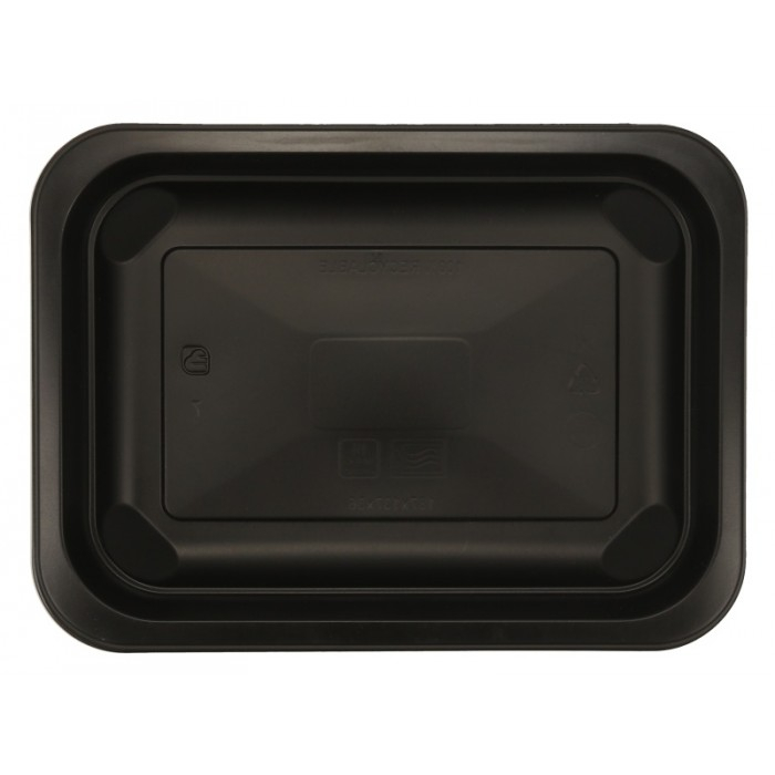 Caserola Termosudabila, Neagra, 187 x 137 x 36 mm/ 600 bax [4]