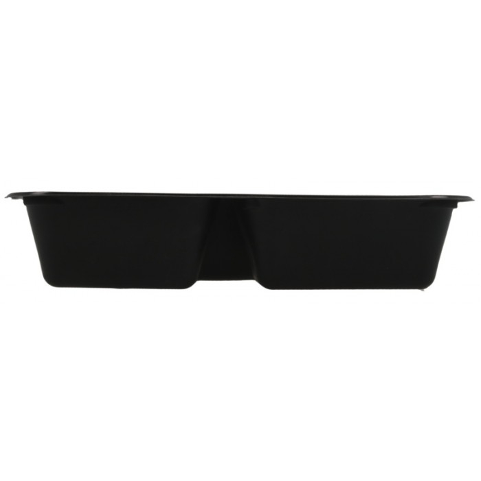 Caserola Termosudabila 3 Compartimente, Neagra, 227 x 178 x 45 mm/ 200 bax [3]