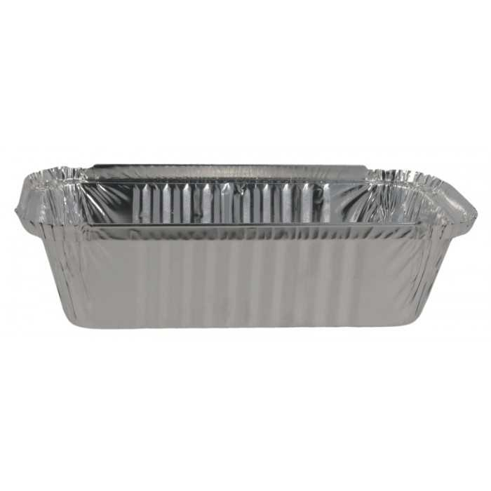 Caserole Aluminiu Dreptunghiulare 685 CC, 204 x 114 x 55 mm/ 100 set/ 10 bax [2]