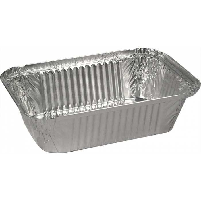 Caserole Aluminiu Dreptunghiulare 690 CC, 200 x 125 x 60 mm/ 100 set/ 10 bax [5]