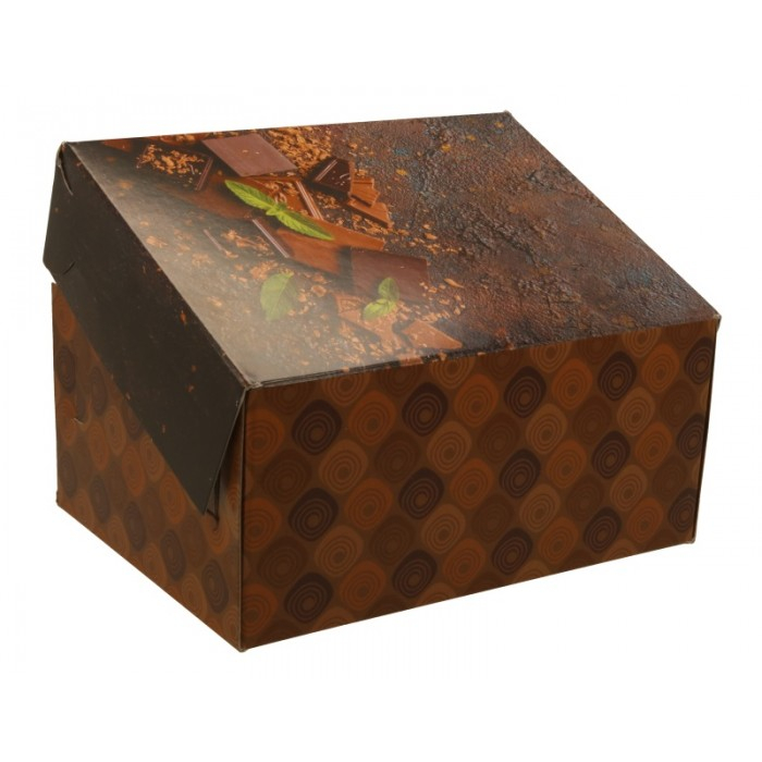 Cutie Carton + Aur Choco, Maro, 170 x 125 x 80 mm/ 153 set/ 1 bax [2]