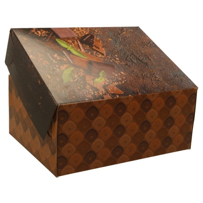 Cutie Carton + Aur Choco, Maro, 190 x 145 x 80 mm/ 123 set/ 1 bax [2]