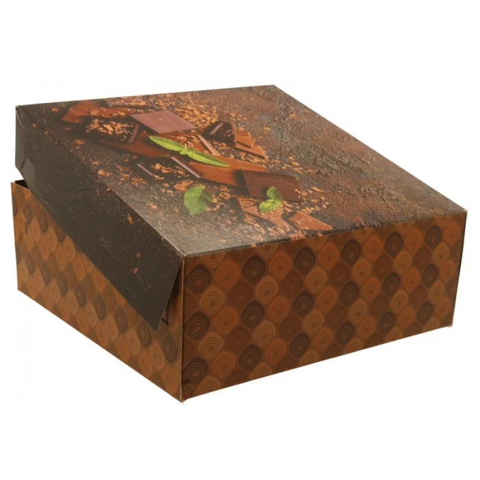 Cutie Carton + Aur Choco, Maro, 220 x 215 x 80 mm/ 94 set/ 1 bax [2]