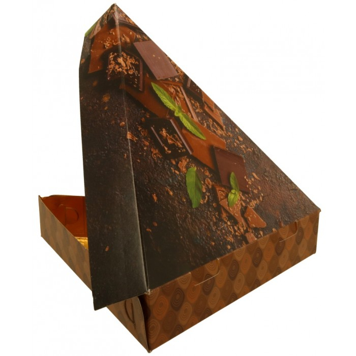 Triunghi Carton + Aur Clatite Choco, Maro, 250 x 40 mm/ 185 set/ 1 bax [2]