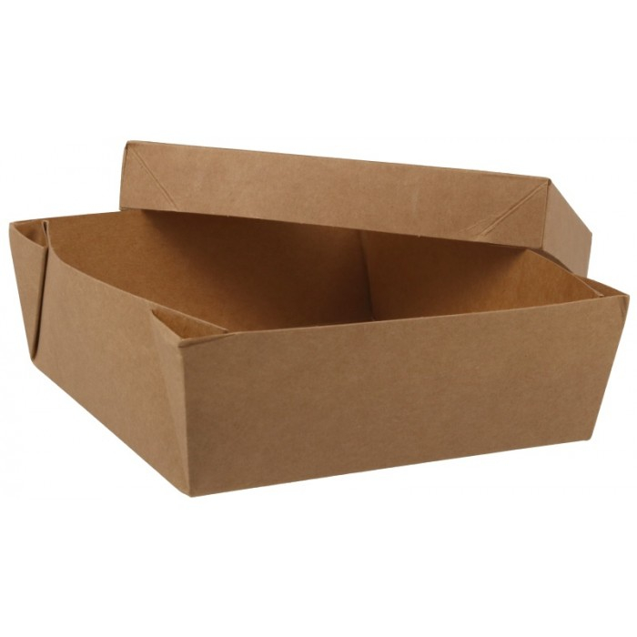 Cutie Carton Kraft Natur+F 155x155xh50 mm [3]