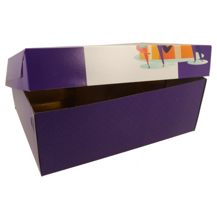 Cutie Tort Carton + Aur Party 350x250 H130 mm [3]