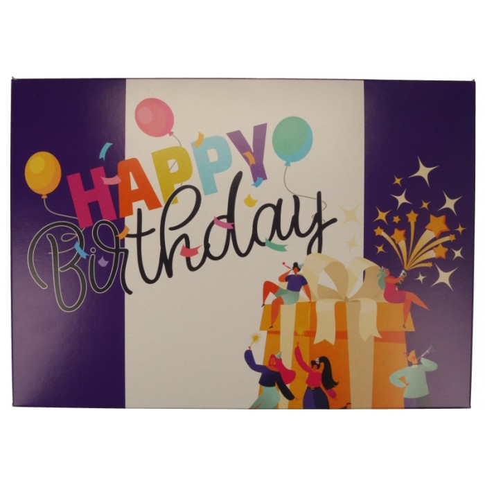 Cutie Tort Carton + Aur Party 350x250 H130 mm [5]