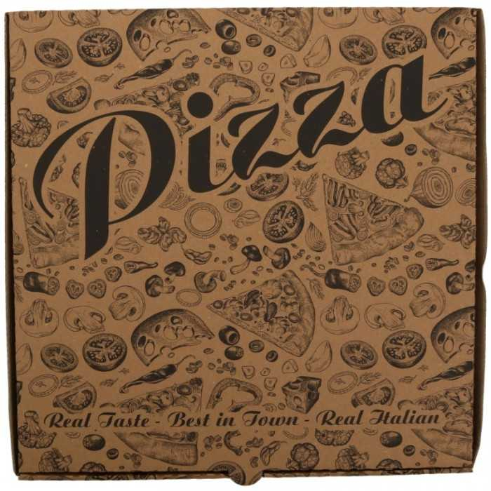 Cutie Pizza 240 x 240 x 3.5 mm, Kraft Natur/ 60 set [6]