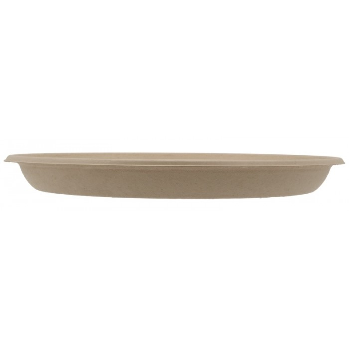 Farfurie Bio Rotunda 1 Compartiment, Natur, D220 x H22 mm/ 50 set/ 10 bax [4]