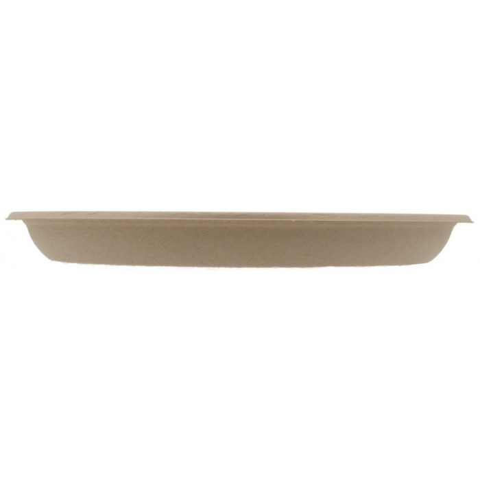 Farfurie Bio Rotunda 2 Compartimente, Natur, D220 x H22 mm/ 50 set/ 10 bax [3]