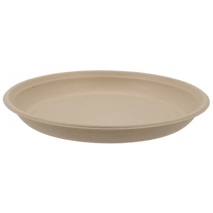Farfurie Bio Rotunda, Natur, D200 x H22 mm/ 50 set/ 10 bax [2]
