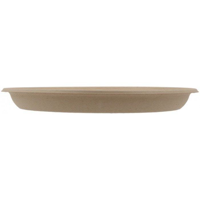 Farfurie Bio Rotunda 3 Compartimente, Natur, D220 x H22 mm/ 50 set/ 10 bax [3]
