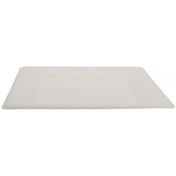 Farfurii Bio Patrata, Alb, 260 x 260 mm/ 50 set/ 10 bax [2]