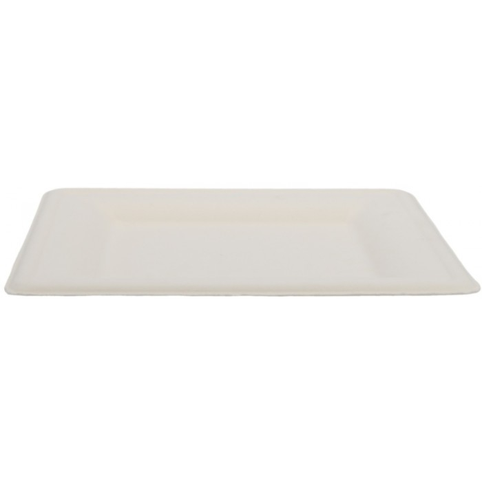 Farfurii Bio Patrata, Alb, 200 x 200 mm/ 50 set/ 10 bax [2]