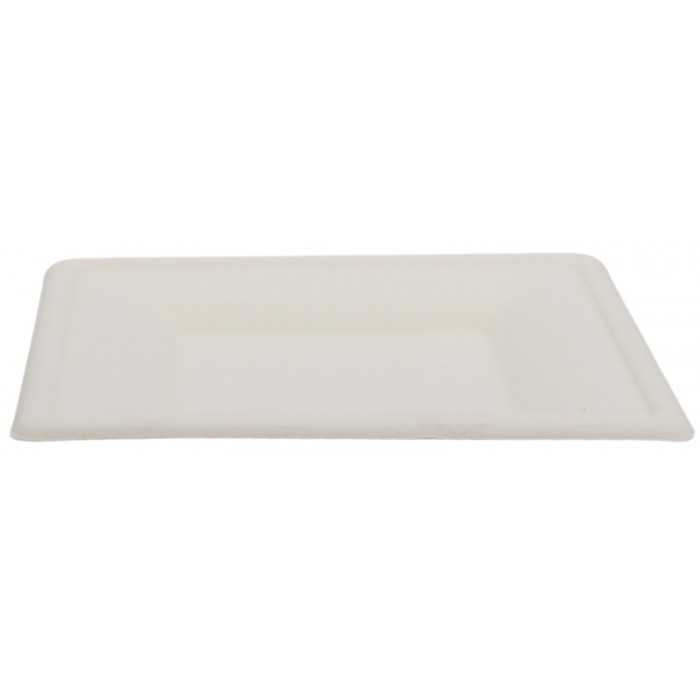 Farfurii Bio Patrata, Alb, 160 x 160 mm/ 50 set/ 10 bax [2]