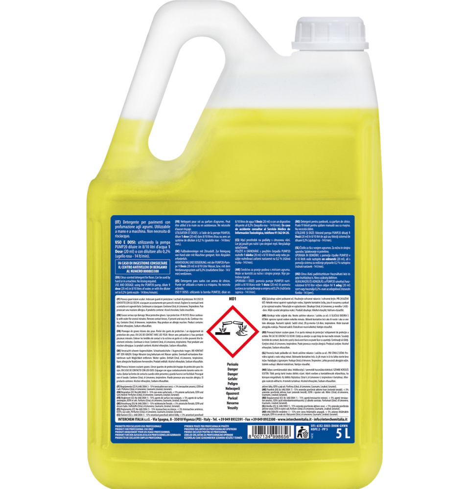 MD1 Pardoseli, Detergent ultra-concentrat pentru pardoseala 5 kg [2]