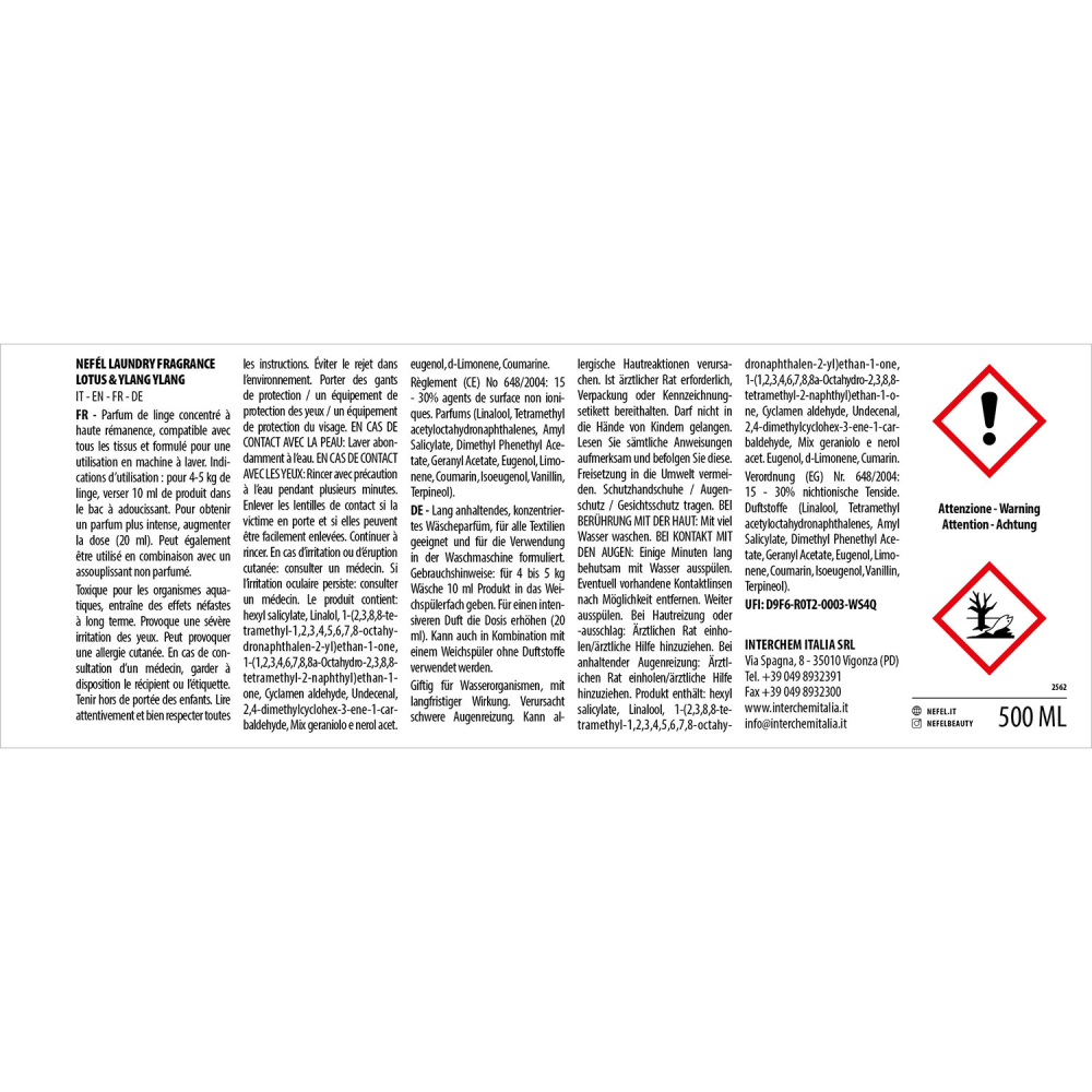 Odorizant Textile Lotus & Ylang Ylang 500 ml/ 1 buc/ 6 bax [6]