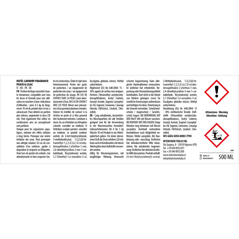 Odorizant Textile Peach & Lilac 500 ml/ 1 buc/ 6 bax [6]