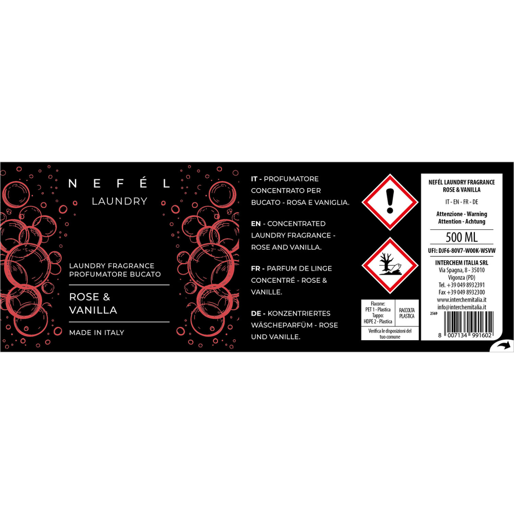 Odorizant Textile Rose & Vanilla 500 ml/ 1 buc/ 6 bax [4]