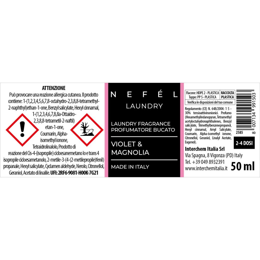 Odorizant Textile Violet & Magnolia 50 ml/ 1 buc/ 12 bax [4]