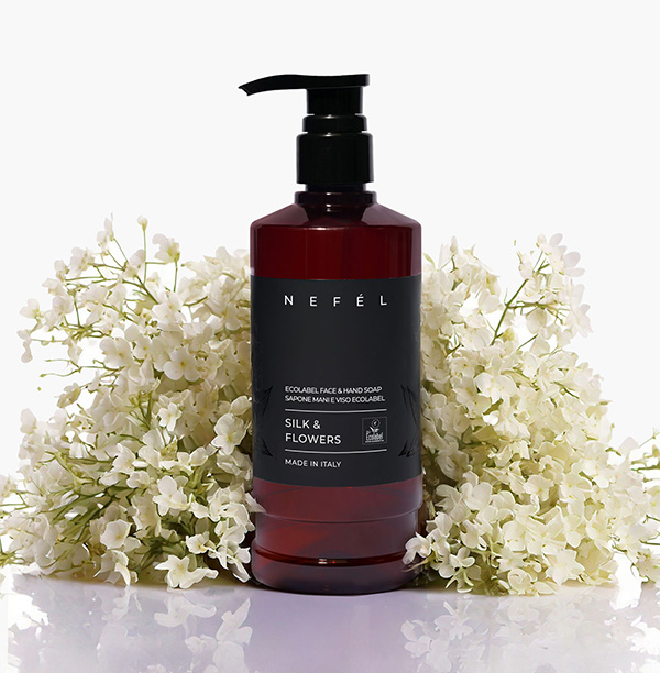 Sapun Fata Si Maini Silk & Flowers 480 ml, Ecolabel/ 1 buc/ 6 bax [3]