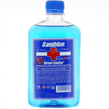 Detergenti Universali - Alcool Sanitar 500 ml, 1 buc/ 12 bax