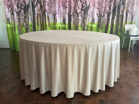 Textile - Fata de masa Catifea D320 cm/ 1 buc