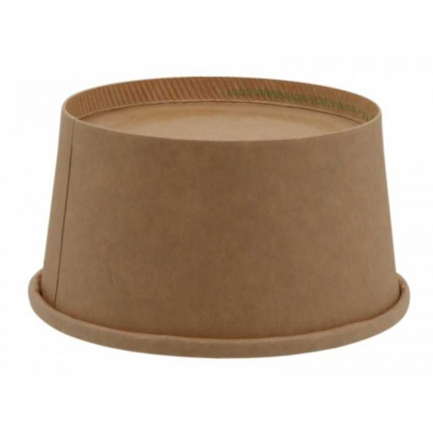 Bol 350 CC/ 12oz, Kraft Natur, D115 mm/ 25 set/ 20 bax [1]