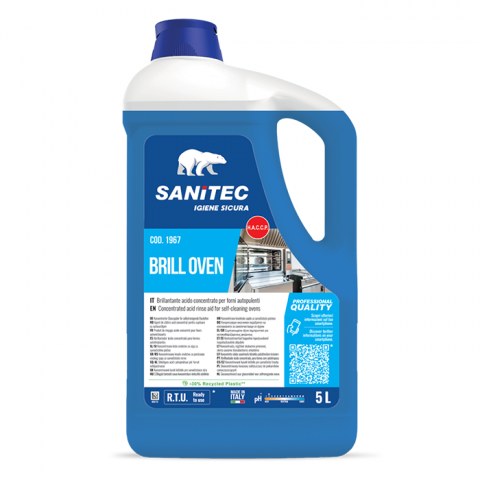 Detergenti Degresanti - Brill Oven, Agent acid de clatire pentru cuptoare cu auto-curatare 5 kg