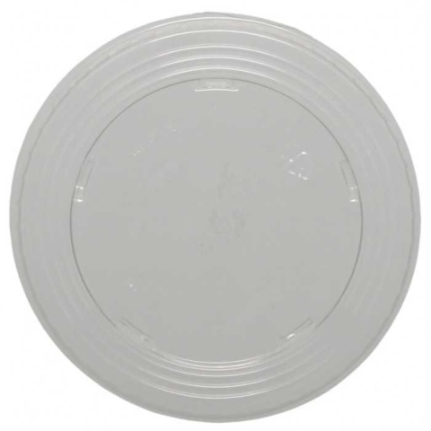 Pahare - Capac PET Plat fara Gaura D 95mm, Transparent/ 100 set/ 10 bax