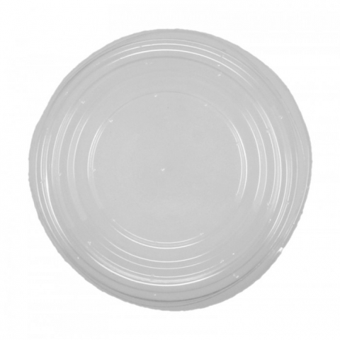 Cupe Desert - Capac PET Cupe PS Tulip 150 CC Plat, Transparent, D70 x H6 mm / 60 set/ 10 bax