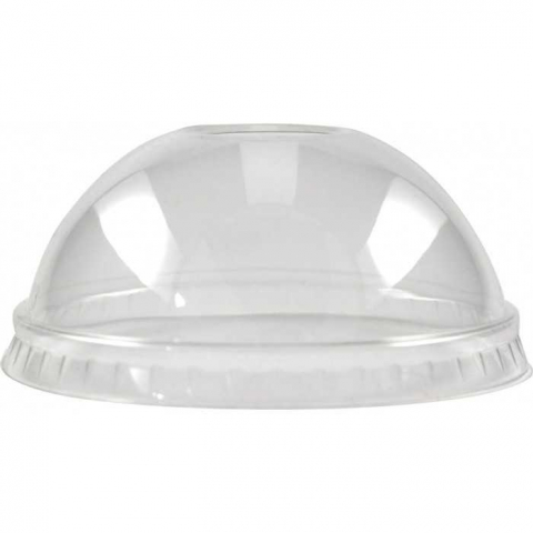Cupe Inghetata - Capac PET D74 Dome Gaura, Transparent, 74 x 32 mm/ 100 set/ 10 bax