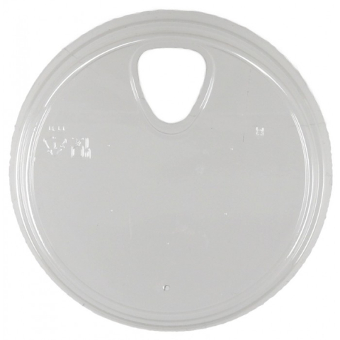 Pahare - Capac PET Plat fara Pai D 95mm, Transparent/ 50 set/ 20 bax