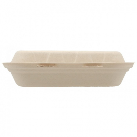 Caserola Bio 3 Compartimente, Natur, 235 x 205 x 60 mm/ 50 set/ 4 bax [3]