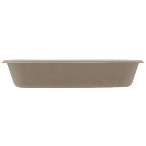 Caserola Bio Dreptunghiulara 750 CC, Natur, 225 x 160 x 45 mm/ 50 set/ 6 bax [2]