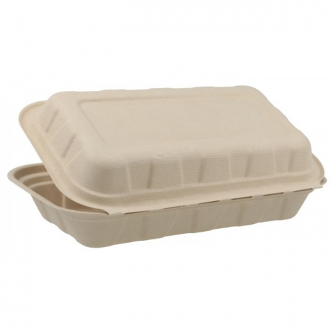 Caserola Bio Meniu Mare, Natur, 240 x 147 x 60 mm/ 50 set/ 10 bax [1]
