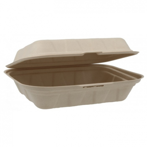 Caserole - Caserola Bio Meniu Mic, Natur, 185 x 155 x 60 mm/ 50 set/ 10 bax