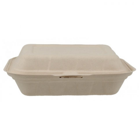 Caserola Bio Meniu Mic, Natur, 185 x 155 x 60 mm/ 50 set/ 10 bax [2]