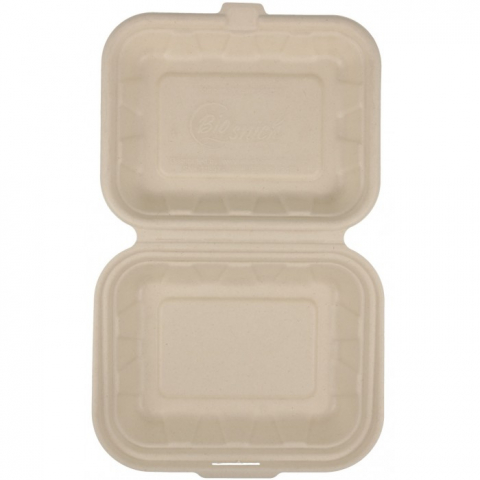 Caserola Bio Meniu Mic, Natur, 185 x 155 x 60 mm/ 50 set/ 10 bax [4]