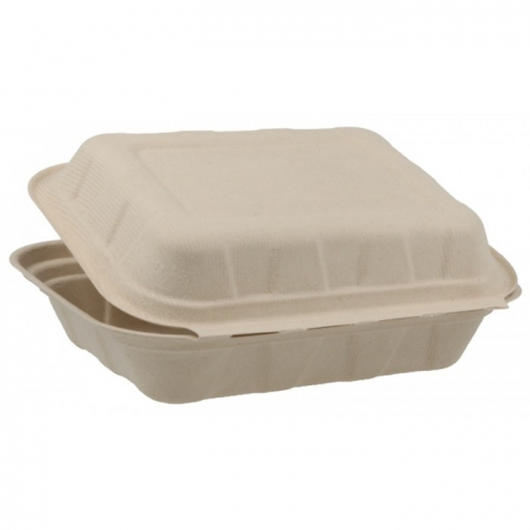 Caserola Bio Meniu Mic, Natur, 185 x 155 x 60 mm/ 50 set/ 10 bax [1]