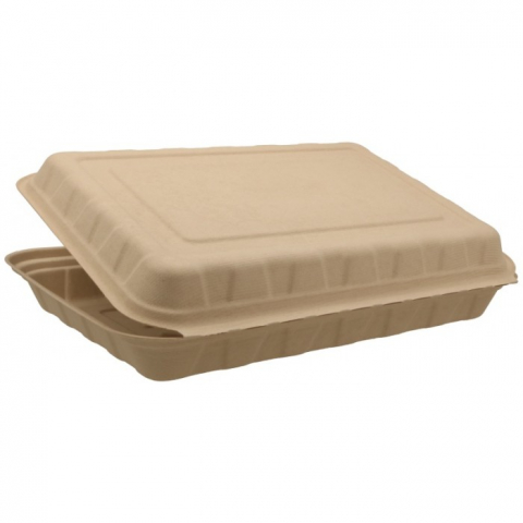 Caserola Bio, Tava, Natur, 325 x 235 x 60 mm/ 25 set/ 4 bax [1]