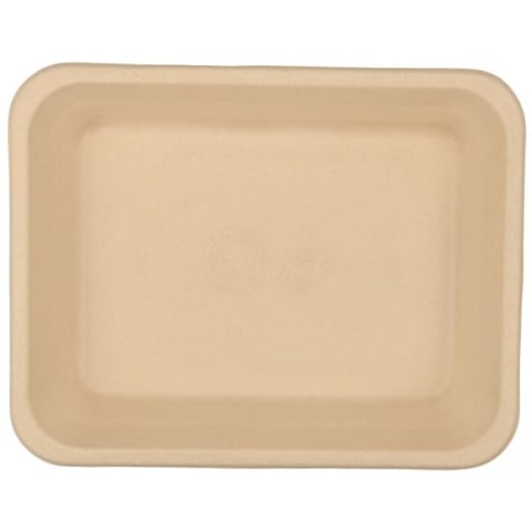 Caserola BIO Termosudabila 1 Compartiment, Kraft natur, 227 x 178 x 45 mm/ 300 bax [3]