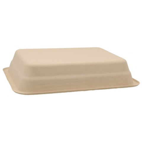Caserola BIO Termosudabila 1 Compartiment, Kraft natur, 227 x 178 x 45 mm/ 300 bax [2]