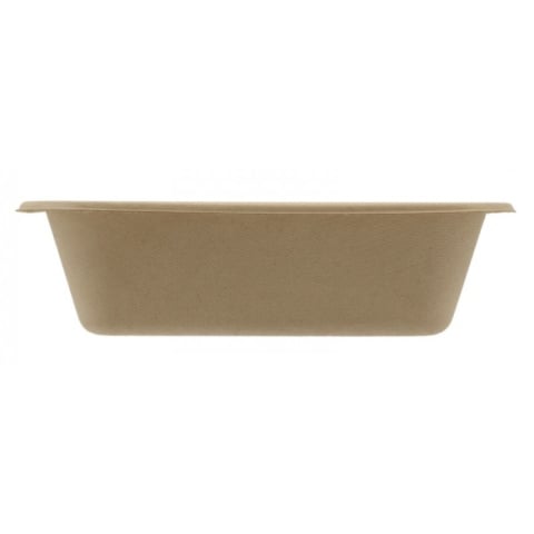 Caserola BIO Termosudabila 1 Compartiment 800 CC, Kraft natur, 187 x 137 x 50 mm/ 300 bax [2]