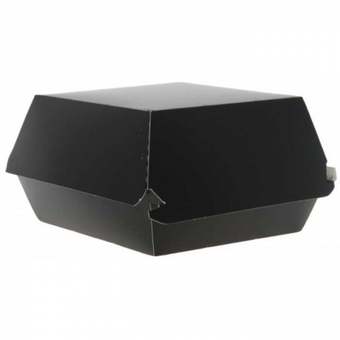 Caserola Burger Mic, Negru, 100 x 100 x 70 mm/ 50 set/ 4 bax [3]