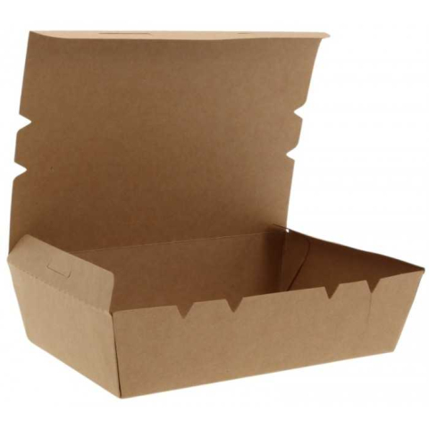 Caserole - Caserola Cu 1 Clapeta 1000 CC, Natur, 200 x 140 x 50 mm/ 50 set/ 4 bax - Copie