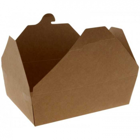 Caserola Cu 4 Clapete 1300 CC, Natur, 215 x 160 x 63 mm/ 50 set/ 4 bax [6]