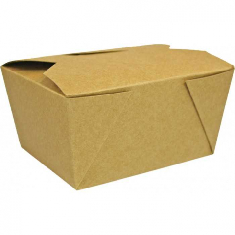 Caserola Cu 4 Clapete 600 CC, Natur, 130 x 105 x 64 mm/ 50 set/ 4 bax [5]