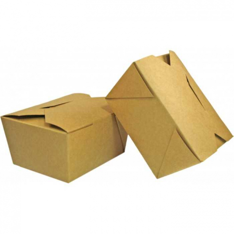 Caserola Cu 4 Clapete 600 CC, Natur, 130 x 105 x 64 mm/ 50 set/ 4 bax [2]